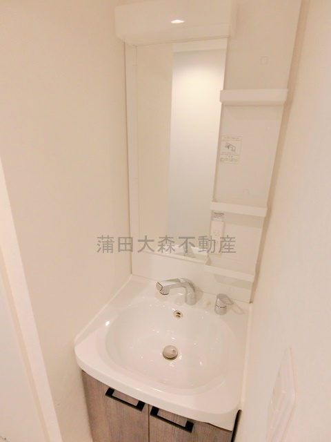 ソルナクレイシア蒲田の洗面所|独立洗面台