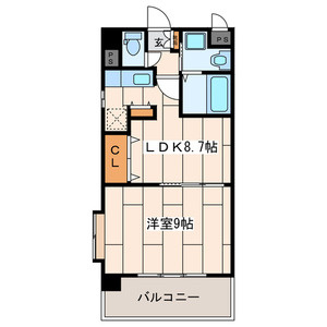 パルテール宮本の間取り|間取りです。