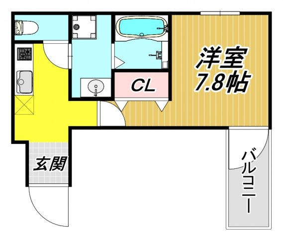 フジパレス南塚口サウスの間取り