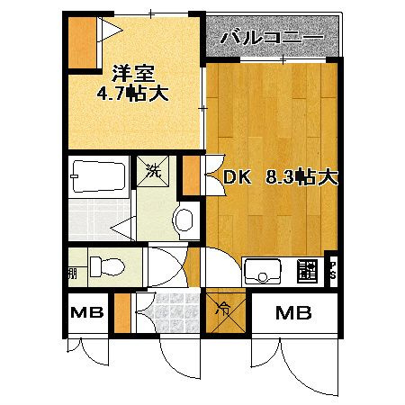 FIORE　SHIBUYAの間取り