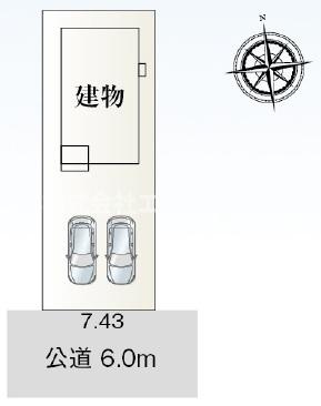 美濃加茂市川合町1丁目　新築戸建　全1棟の区画図