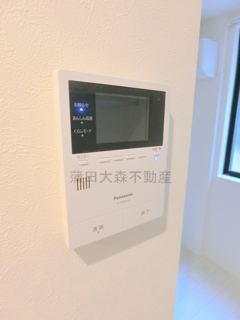 ソルナクレイシア蒲田のセキュリティ|モニター付きインターホン