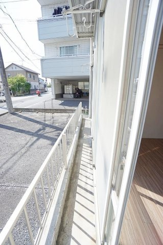 城之内マンション Bのバルコニー
