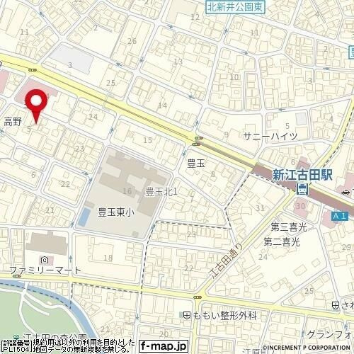 ビアメゾン三井パート２１の地図