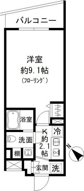 コンポジット南雪谷の間取り