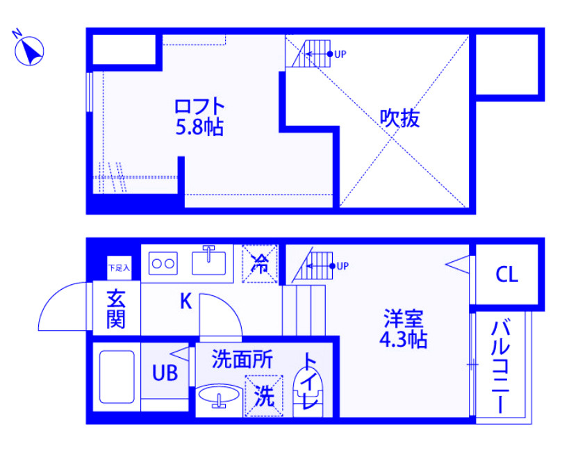 La floreの間取り