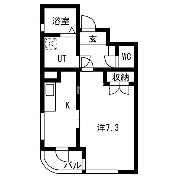 サンローズ八幡の間取り