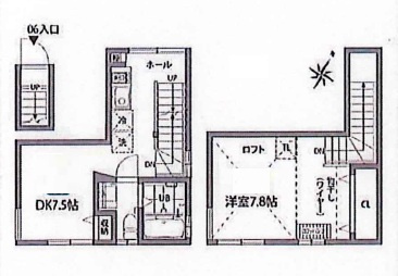 グランエッグス新大塚Wの間取り