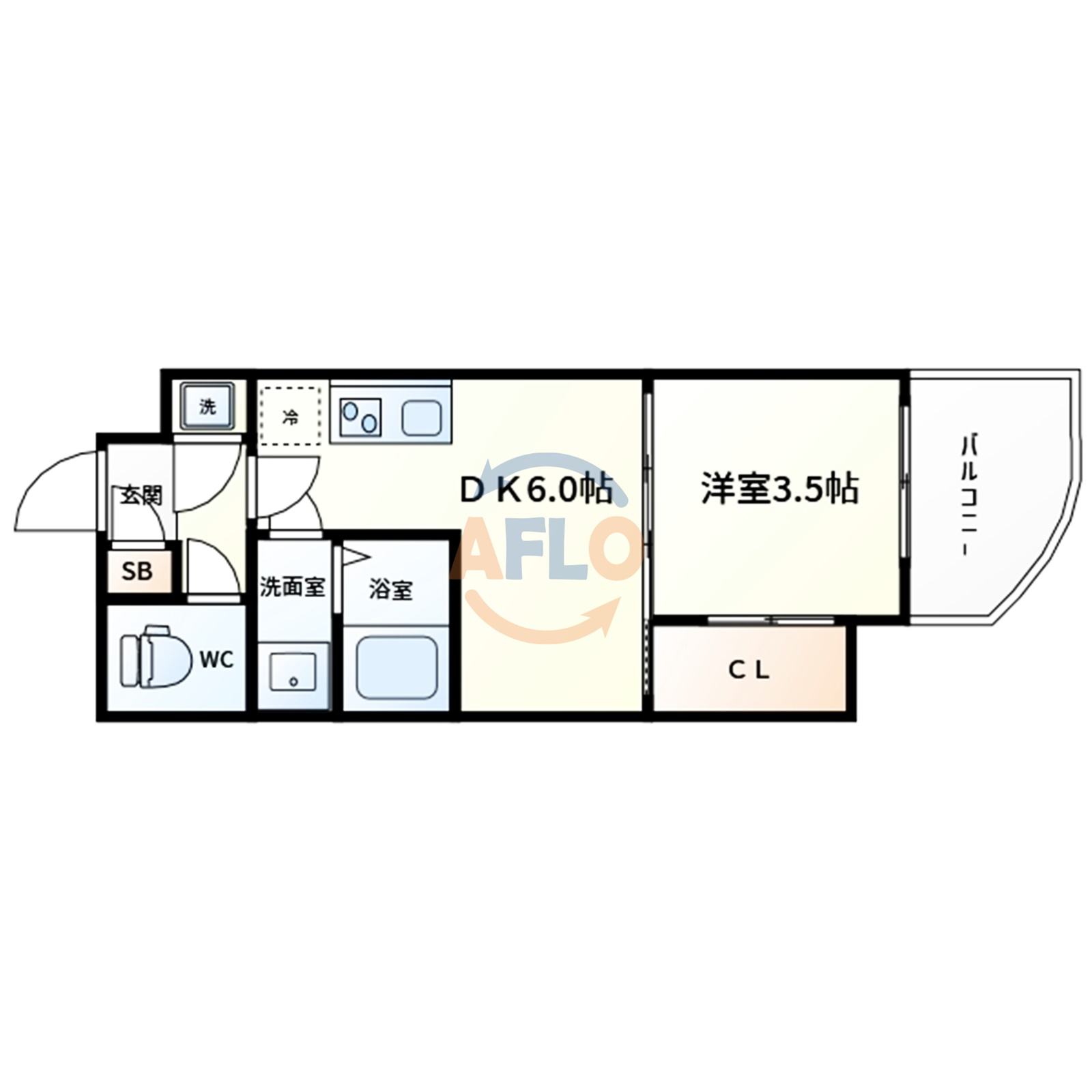セレニテフラン谷町四丁目の間取り|セレニテフラン谷町四丁目アリエ　間取り
