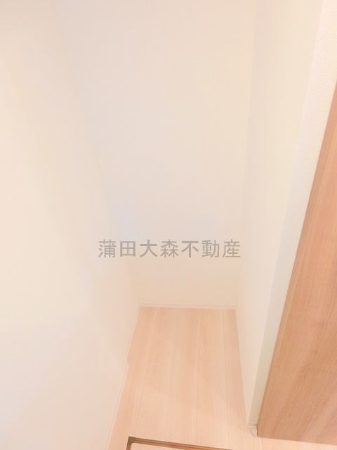 ZOOM下丸子のキッチン|冷蔵庫置き場