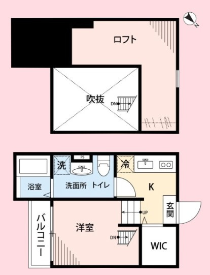 アップライトの間取り