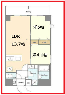 【間取り】 | グランカーサ南千住