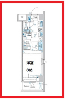 【間取り】 | エストゥルース両国Ⅱ