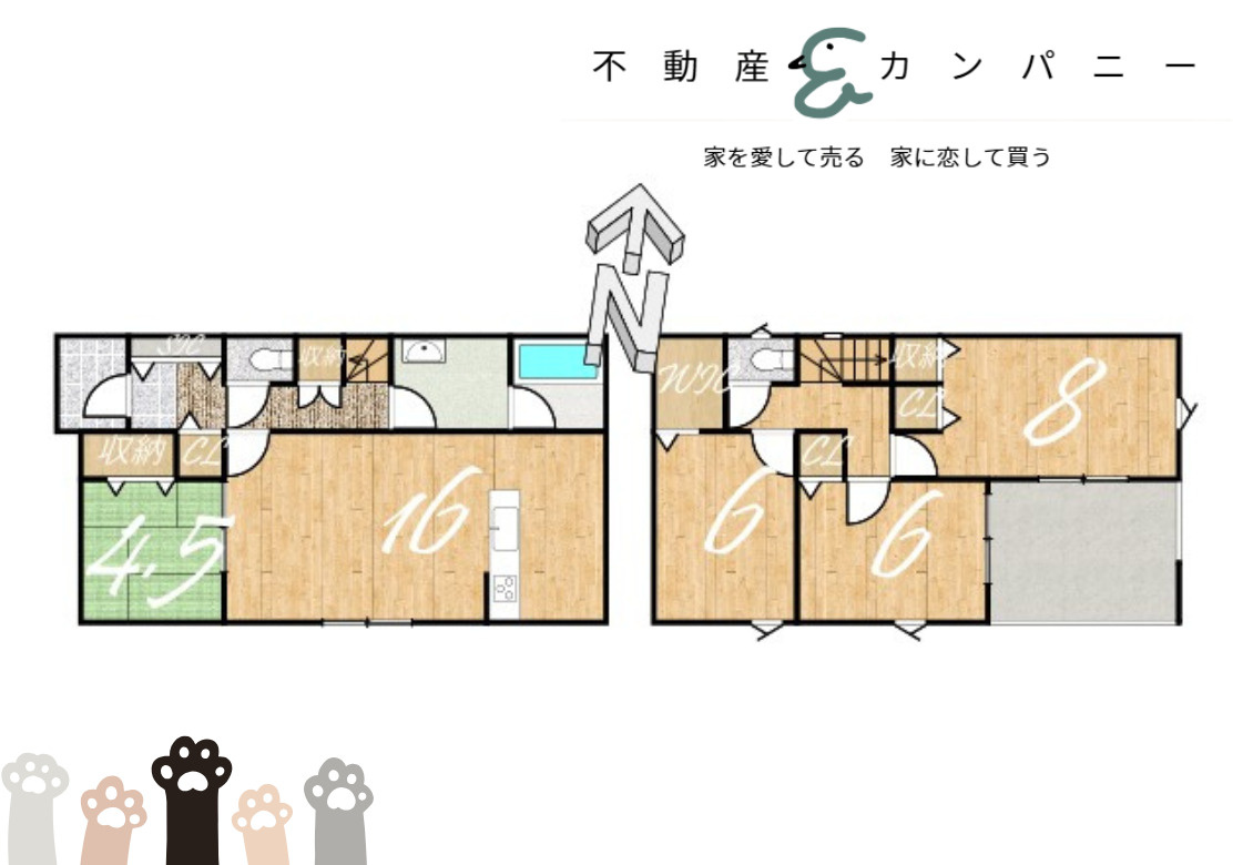 クレイドルガーデン松山北条辻第6-1号棟　松山市北条辻の新築戸建