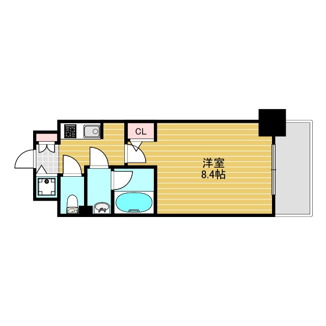 クレアートアドバンス北大阪の間取り