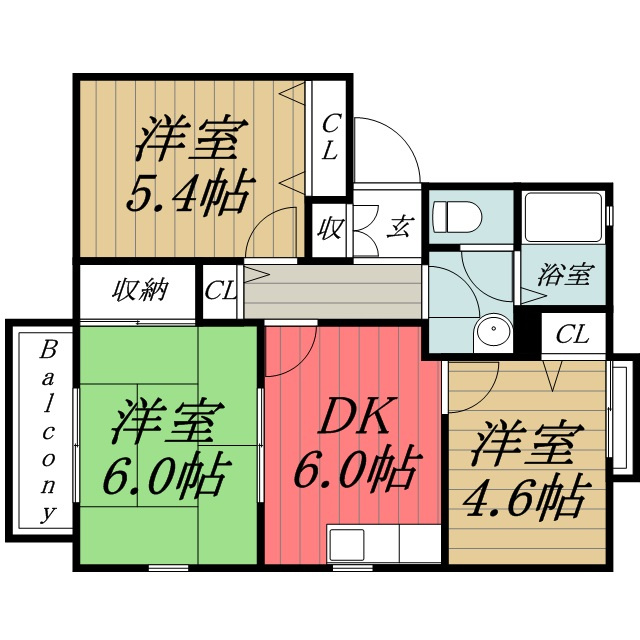 【間取り】 | ニュープレミール　C