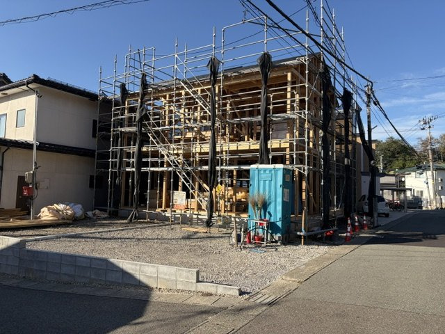 【新築戸建て】秋田市手形　第4の前面道路含む現地写真