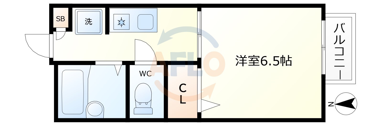 マンハイムの間取り
