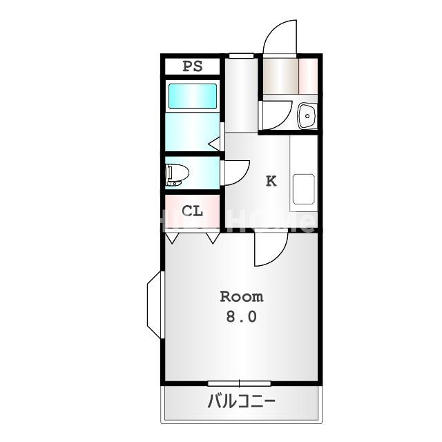 堤ハイツⅡの間取り|当社、チルホームのHPもご覧ください(^^)/物件情報多数♪
