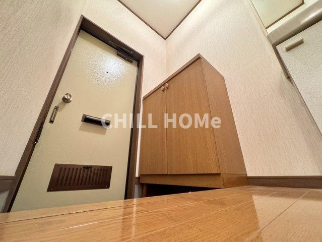 堤ハイツⅡの玄関|当社、チルホームのHPもご覧ください(^^)/物件情報多数♪