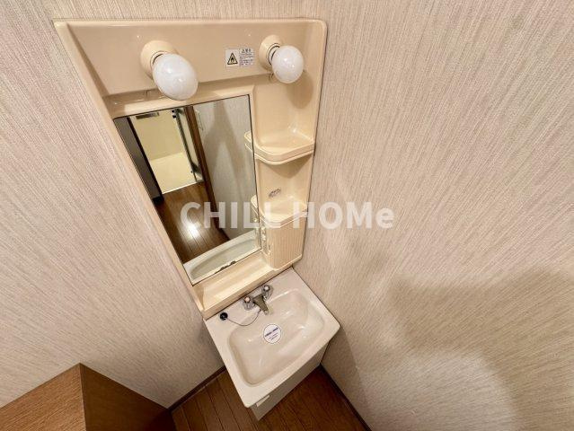 堤ハイツⅡの洗面所|当社、チルホームのHPもご覧ください(^^)/物件情報多数♪