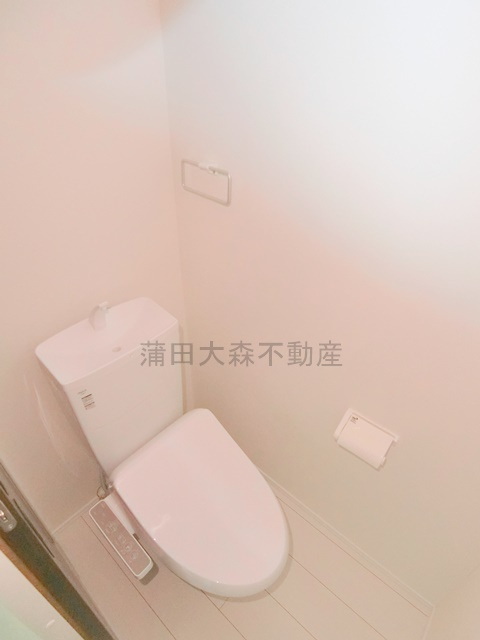 GENOVIA大森町Ⅱのトイレ|温水洗浄便座付きのトイレ