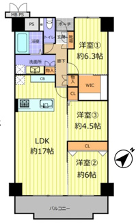 【間取り】 | 朝日プラザ千里北D棟