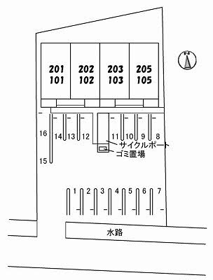 Ｓｈａｙａ　福吉の区画図