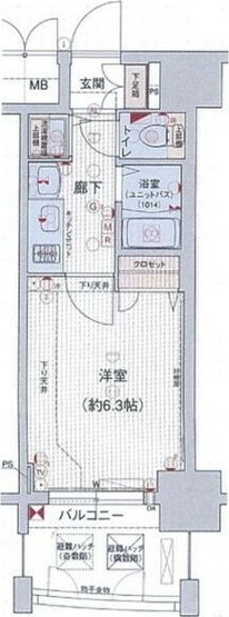 【間取り】 | プレサンス大須観音駅前サクシード