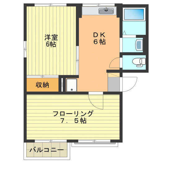 【間取り】 | シティハイム大路