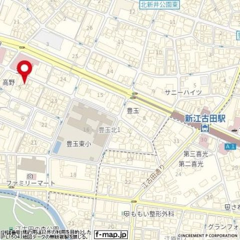 ビアメゾン三井パート２１の地図