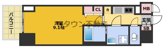 【間取り】 | S-RESIDENCE東別院 | 間取りです