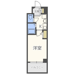 エスリード南森町駅前の間取り|エスリード南森町駅前　開放感ある間取り