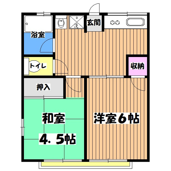 【間取り】 | シティハイムカトレア