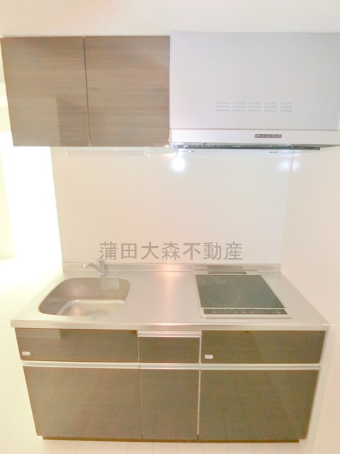 GENOVIA大森町Ⅱのキッチン|2口IHキッチン