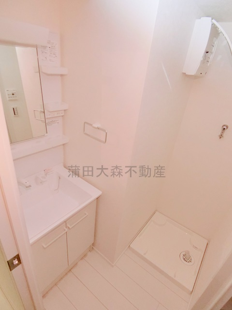GENOVIA大森町Ⅱの洗面所|洗面脱衣所　独立洗面台　洗濯機置き場