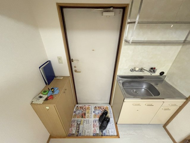 第3マンション新島の玄関