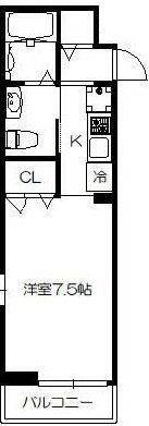 ＲＡＳＳＵＲＥＲの間取り|間取りです。