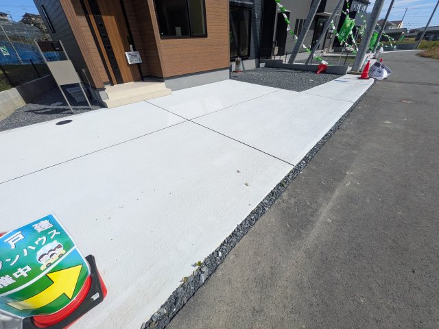 日立市田尻町　6期　新築戸建て　1号棟の駐車場|駐車は4台可能です♪