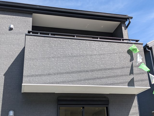 日立市田尻町　6期　新築戸建て　2号棟のバルコニー