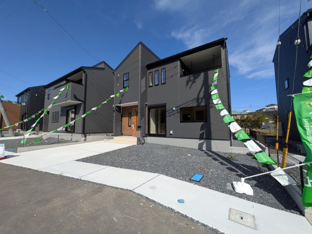 日立市田尻町　6期　新築戸建て　3号棟の前面道路含む現地写真|現地案内会開催中です！ 平日のご見学も可能です。 お気軽にお問い合わせください♪ 【リアライズ不動産】 0297-86-8370まで♪