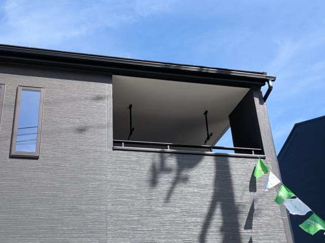 日立市田尻町　6期　新築戸建て　3号棟のバルコニー