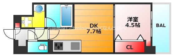 ジョイアナンバの間取り