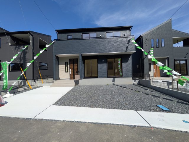 日立市田尻町　6期　新築戸建て　4号棟の前面道路含む現地写真|現地案内会開催中です！ 平日のご見学も可能です。 お気軽にお問い合わせください♪ 【リアライズ不動産】 0297-86-8370まで♪