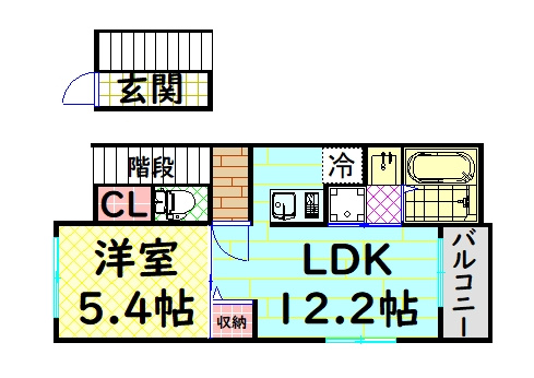 【間取り】 | プチフローラ北野田Ⅲ