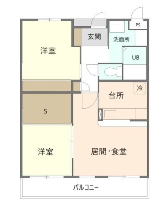 コンフォートグリーンの間取り