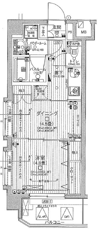 日神デュオステージ大泉学園の間取り