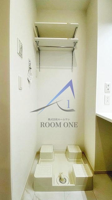 クレスト蒲田の設備|洗濯機置き場です。