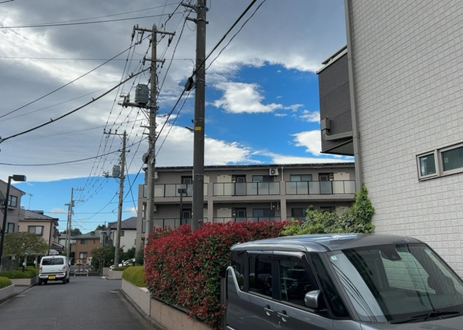【展望】 | 大野台新築戸建 | 土地の地勢が高台の場合、景色を綺麗にみることができ、景色にこだわってお家探ししている方におすすめです！また平坦地よりも風通しがいいというメリットがあります。デメリットもあるので是非現地でご確認下さい。