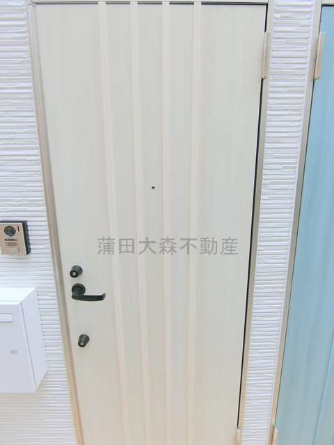 ソルナクレイシア蒲田の玄関